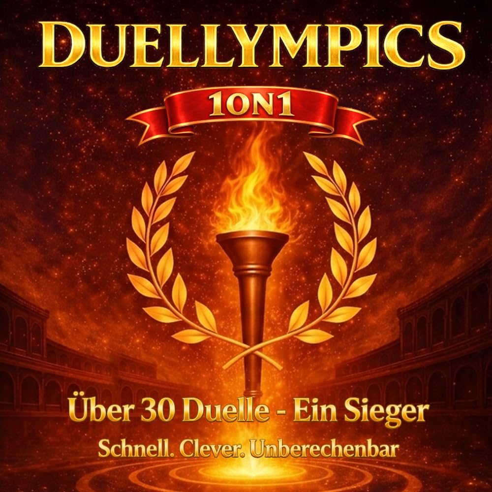 Duellympics 1on1 - Das Duellbuch für Zwei: Über 30 Duelle für zwei Spieler - Spielbuch für Paare, Freunde und Familie - Perfekt für den Spieleabend (Duellympics series)