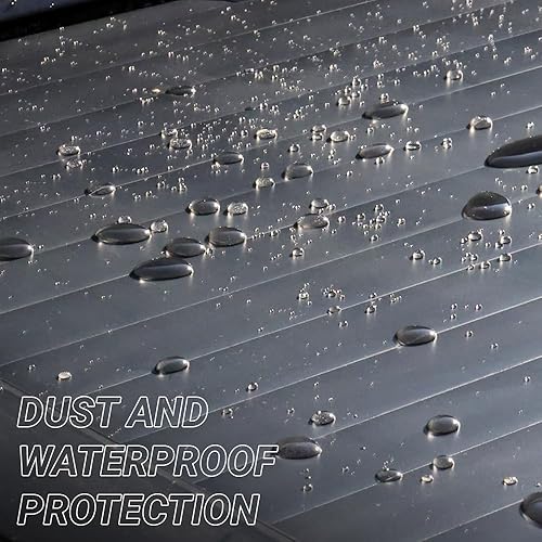 Miniatura 5 de Syneticusa MR Retractable Hard Tonneau Cover Fits 2005-2026 Frontier 5ft (58.6") Truck Bed Waterproof Accessories T-Slot Rails