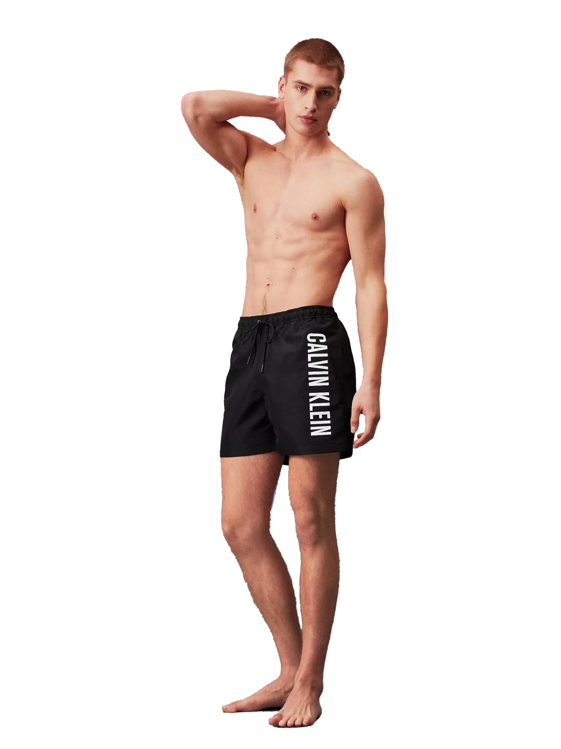 Calvin Klein Bañador Hombre Medium Drawstring Pernera Media
