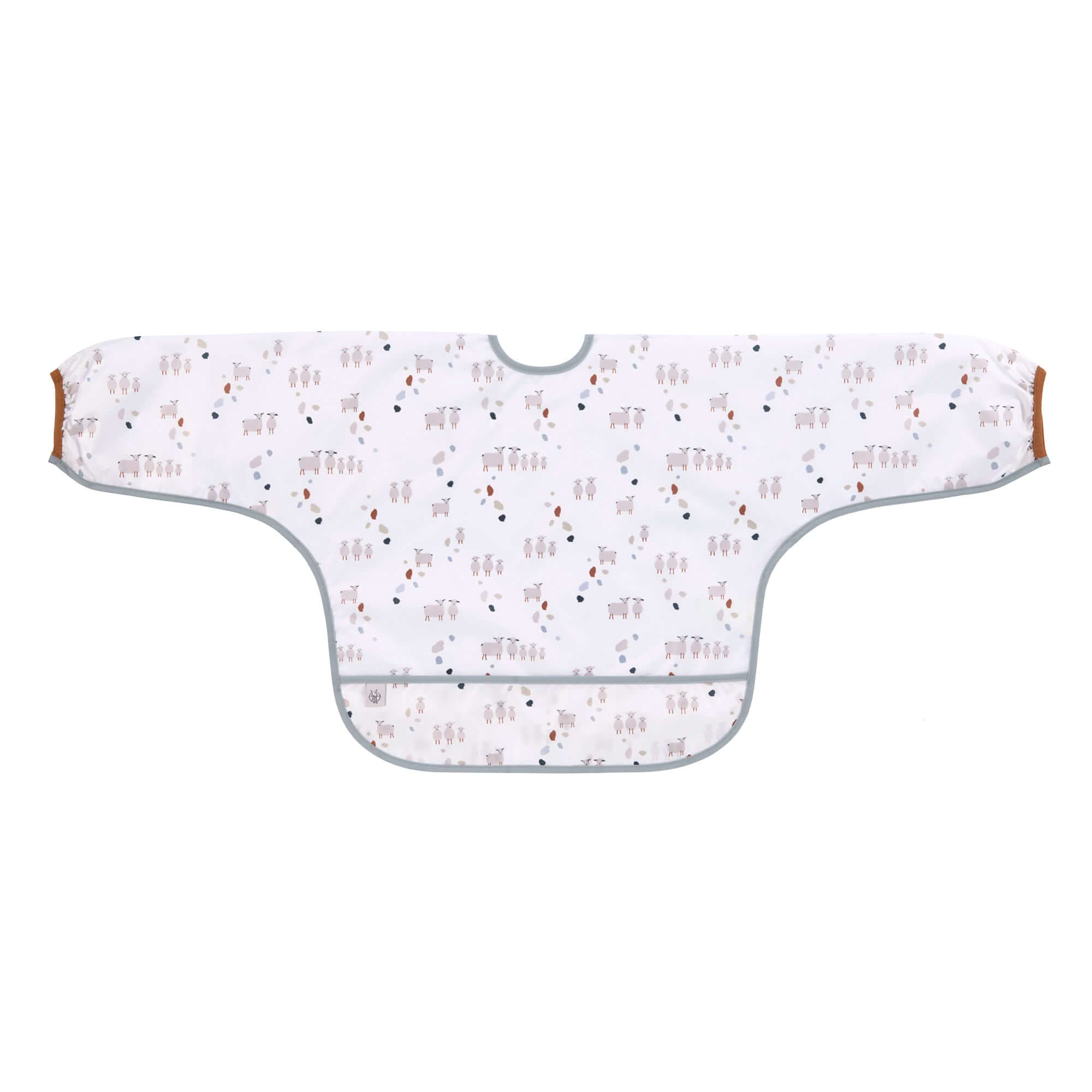 LÄSSIG Baby Long Sleeve Bib Set (2 pcs.) para atar en el protector de captura/babero de manga larga