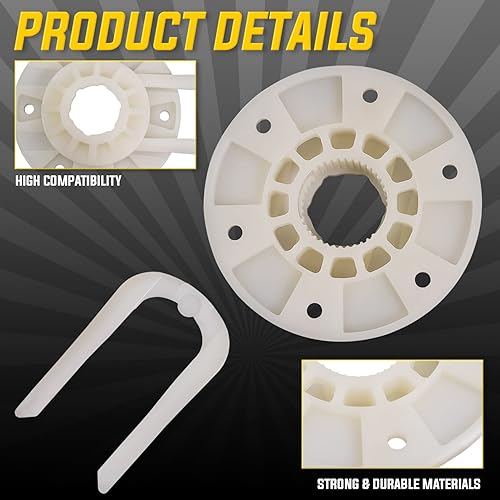 Miniatura 3 de Kit de cubo accionado por Seentech W10528947 compatible con lavadoras Whirlpool Kenmore – Reemplaza: AP5665171, W10396887, W10528947VP, PS6012095,