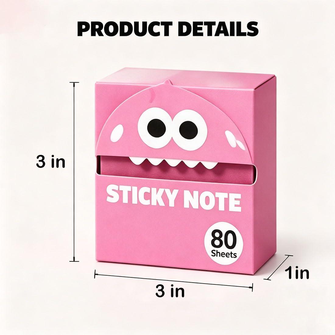 Herausziehbare Haftnotizen Transparente Bunte Memo Blöcke, 12Pcs