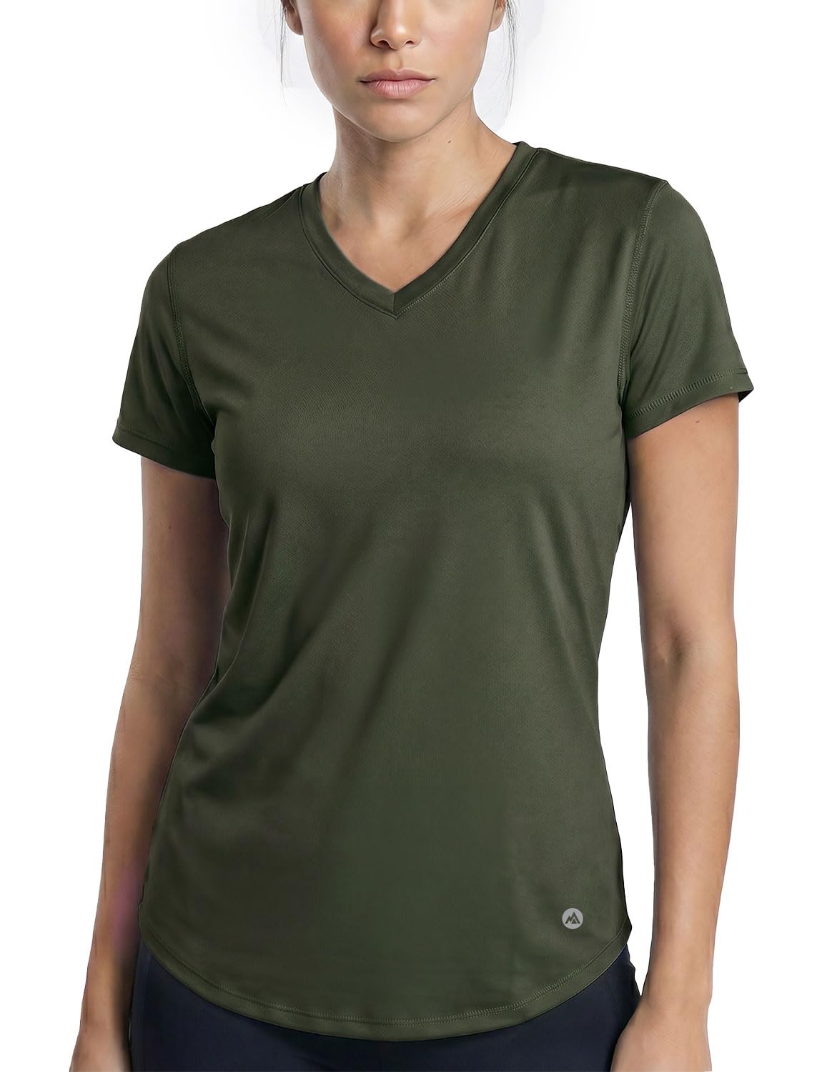 Women's Instant Cooling V Neck Shirt, UPF 50+ Sun Protection