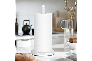 White Paper Towel Holder Countertop, Weighted Paper Towel Holder Stand