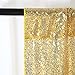 B-COOL Gold Sequin Backdrop Curtain 2 Packs 2ftx8ft Gold Curtains for Wedding Party Backdrop Drapes for Birthday Party Photography Stage Background Decorations