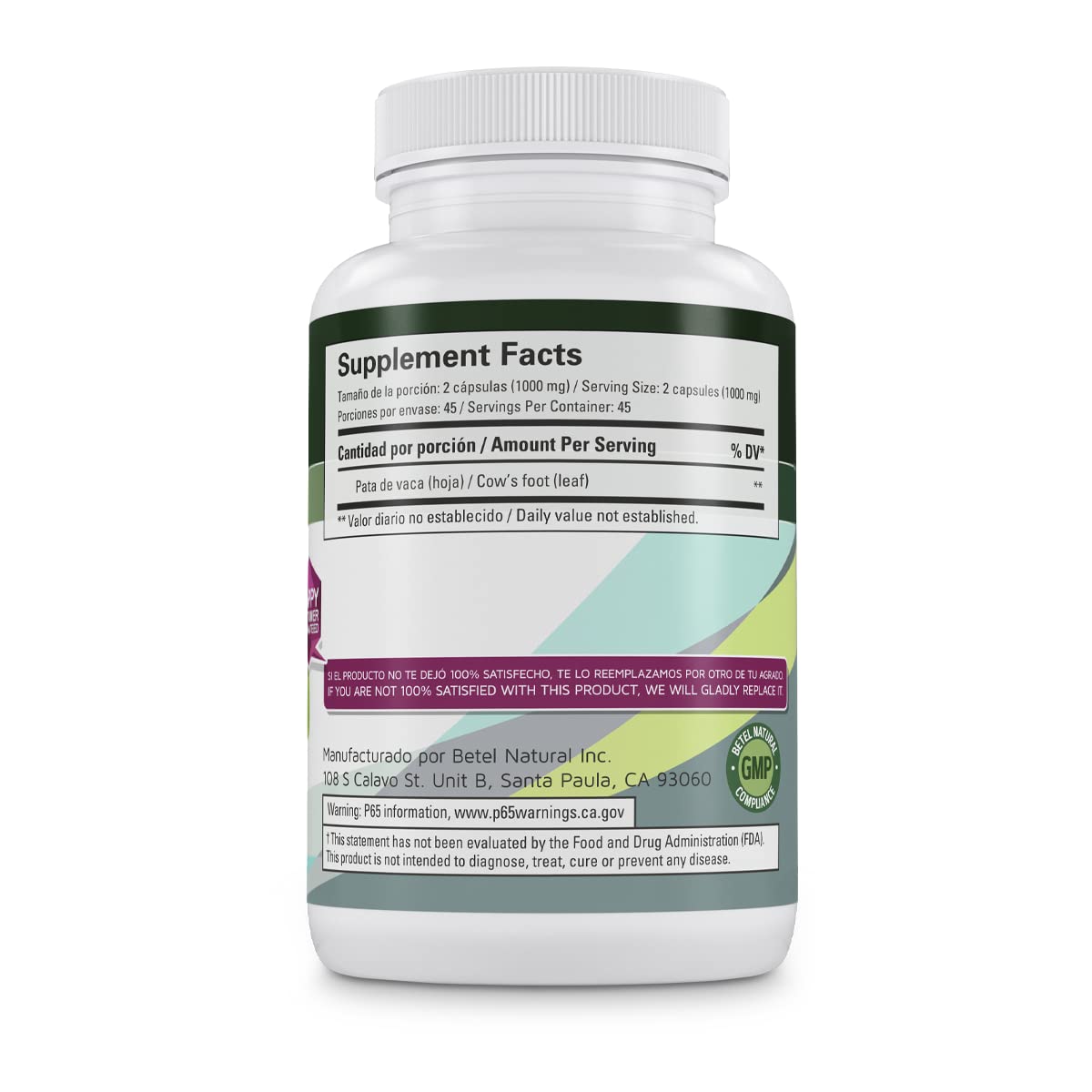 Buy Pata de Vaca (Cows Foot Herb) by Betel Natural Glucose Support