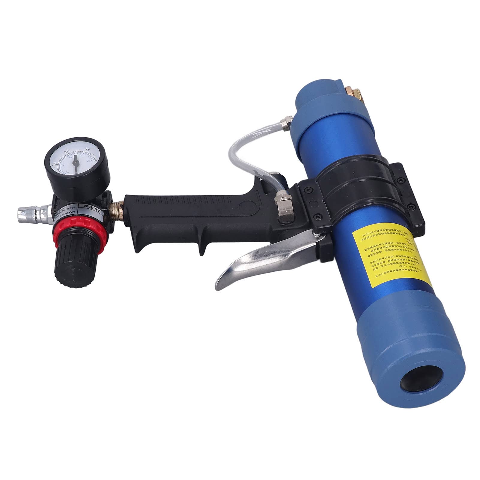Dioche Mastic 310 Ml de Calfeutrage 310 Ml Colle Pneumatique pour Verre avec Manomètre – Outil de Mastic Polyvalent pour l'amélioration de l', 'électronique et les Projets de Bricolage