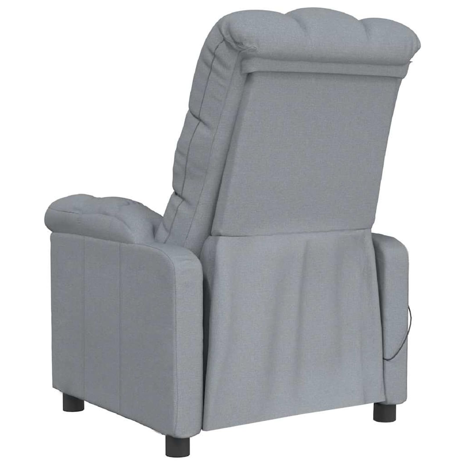 Gecheer Poltrona Massaggiante, in Tessuto Grigio Chiaro, per Relax