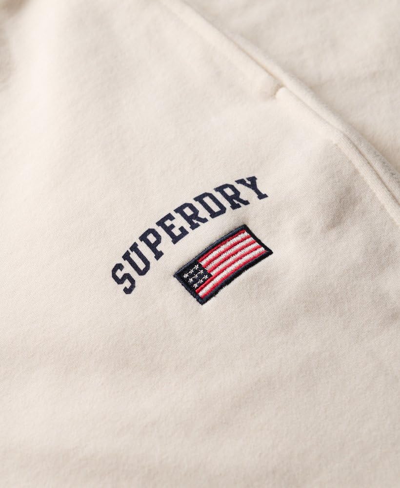 Superdry Damskie spodnie do biegania Athletic Essential Boyfriend