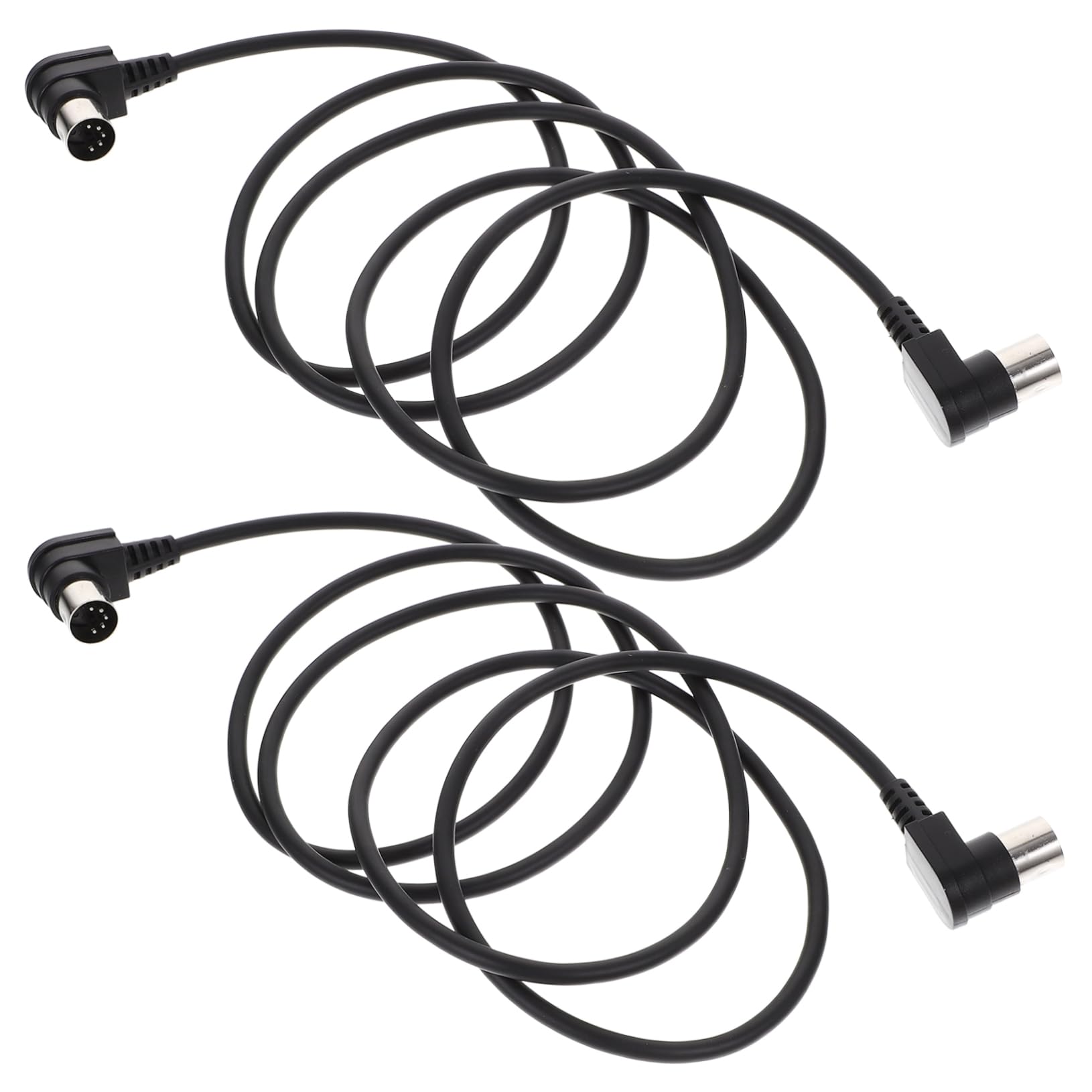 Generic 90 Degree 5p Male to Male Midi Cable Midi Keyboard Connecting Cable Professional