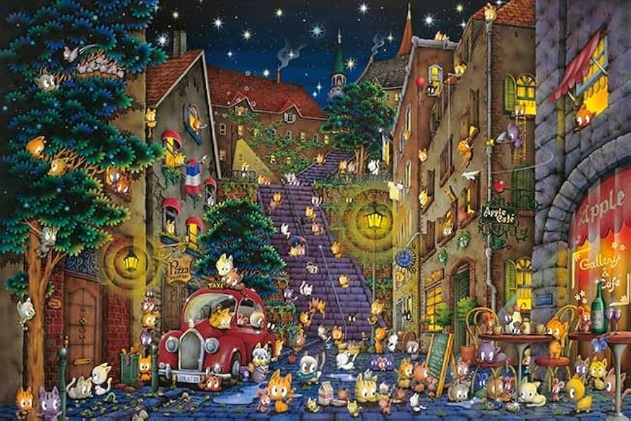 芳岡ひでき 1000ピース ジグソーパズル「ホンコンキティ」 芳岡ひでき 1000ピース ジグソーパズル「ホンコンキティ」 芳岡