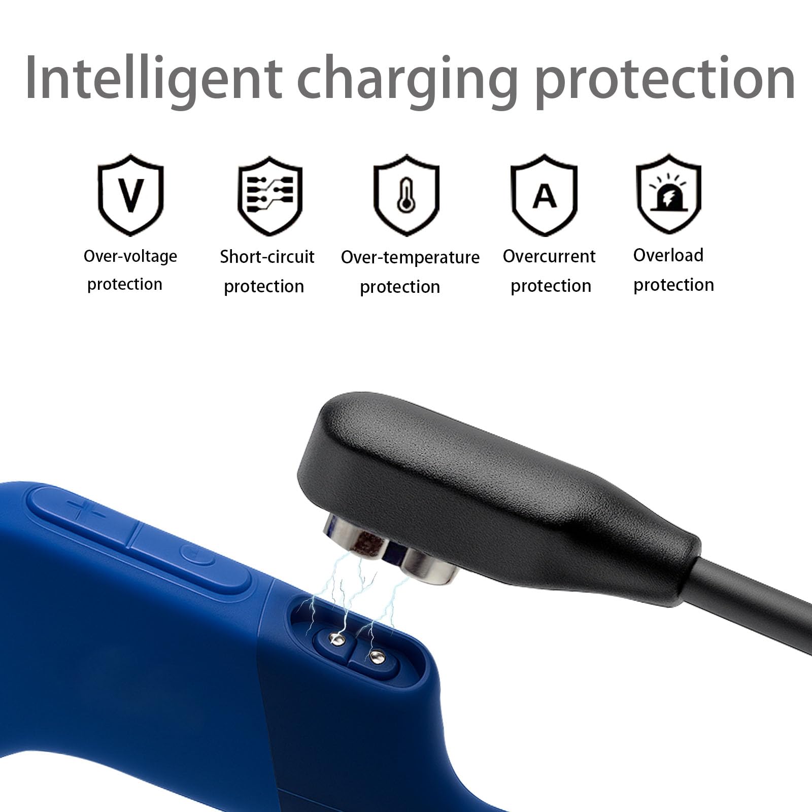 Amazon.co.jp: Shokz対応充電ケーブル2本。磁気交換用充電ケーブル 