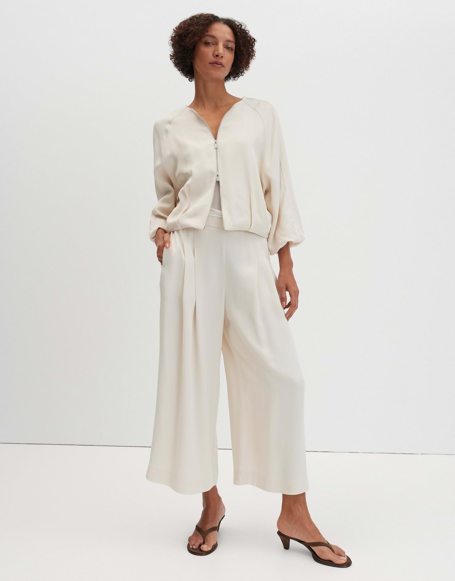 someday Damen Culotte | CULONA leichte Culotte aus fließendem Viskose Crepe