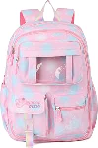 Zaino Scolastico Kawaii Freie Liebe Bianco Per Ragazze - Simpatico E Estetico