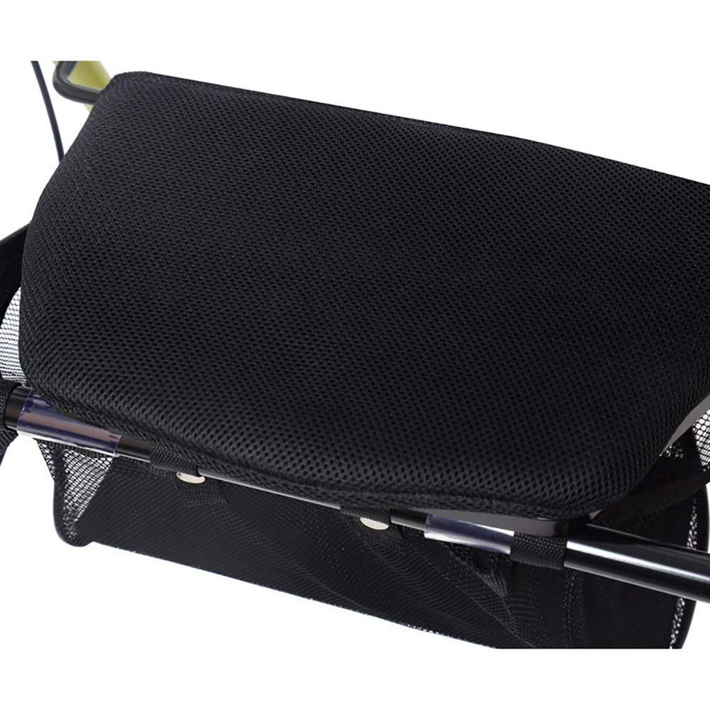 Walker, Carrello per Anziani Walker Carrello della Spesa Sedia a rotelle Pieghevole Portatile Walker per Anziani Blocco in Alluminio È così Gentile da Parte Tua