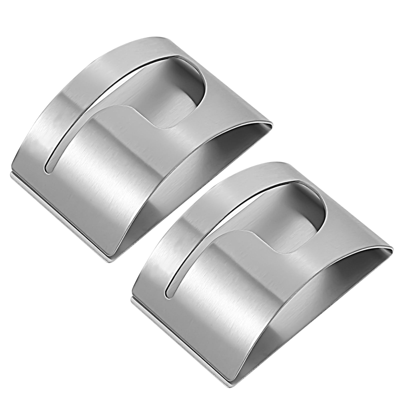 ABOOFAN 2Pcs Self Adhesive Tea Towel Clips Wall Hooks for Kitchen Bathroom Easy Installation No Drilling Required Space Saving Towel Hangers for Smooth