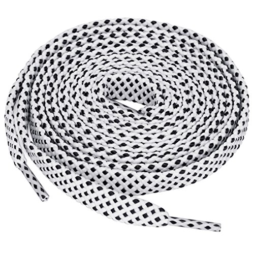 Lacets plats creux pour éviter les nœuds qui glissent sur chaussures de sport