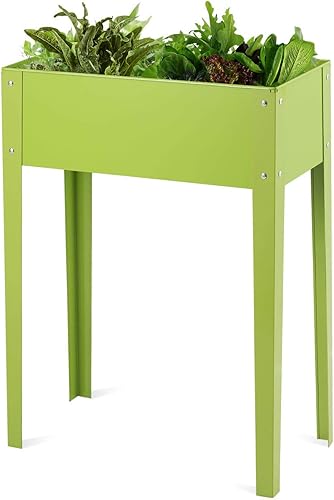 Giantex macetero alto, elevado, para plantas, para jardín, para aire libre