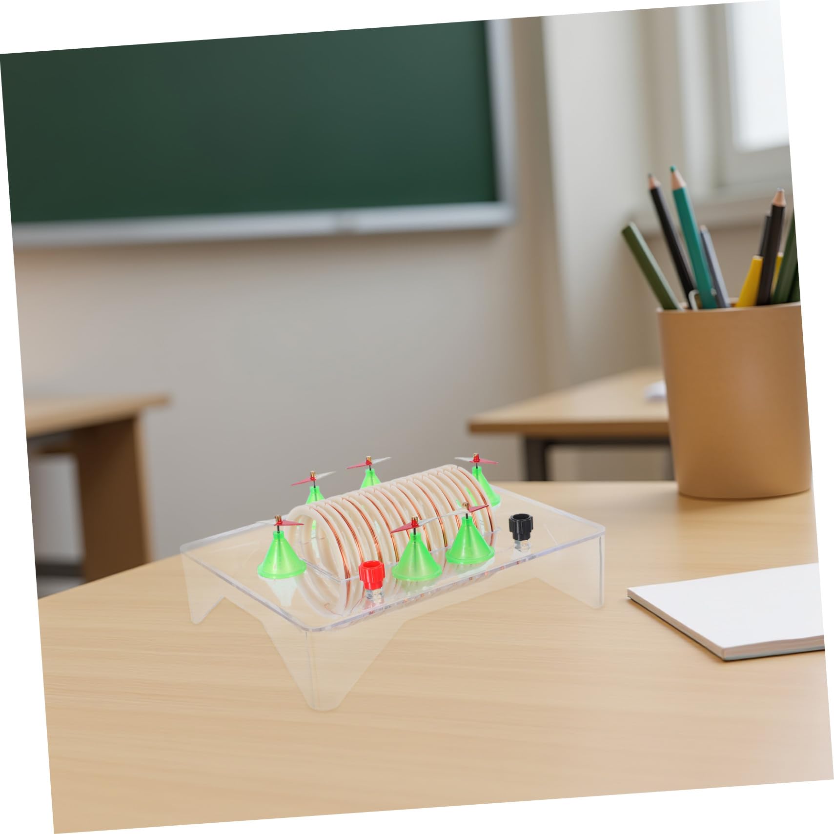 Cabilock Kit di Esperimenti di Elettricità Bobina di Induzione Elettromagnetica Attrezzatura per Progetti Scientifici Scolastici Materiale Didattico per Circuiti Fai da Te Kit