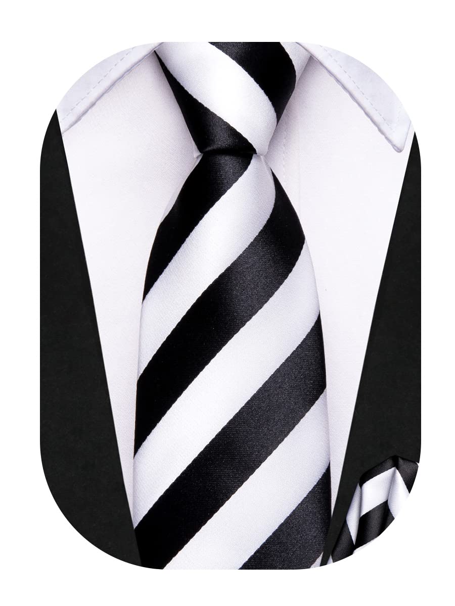 DubulleKids Boys Self Tie Necktie Solid Colors Tie Handkerchief Set Wedding Party School Graduation