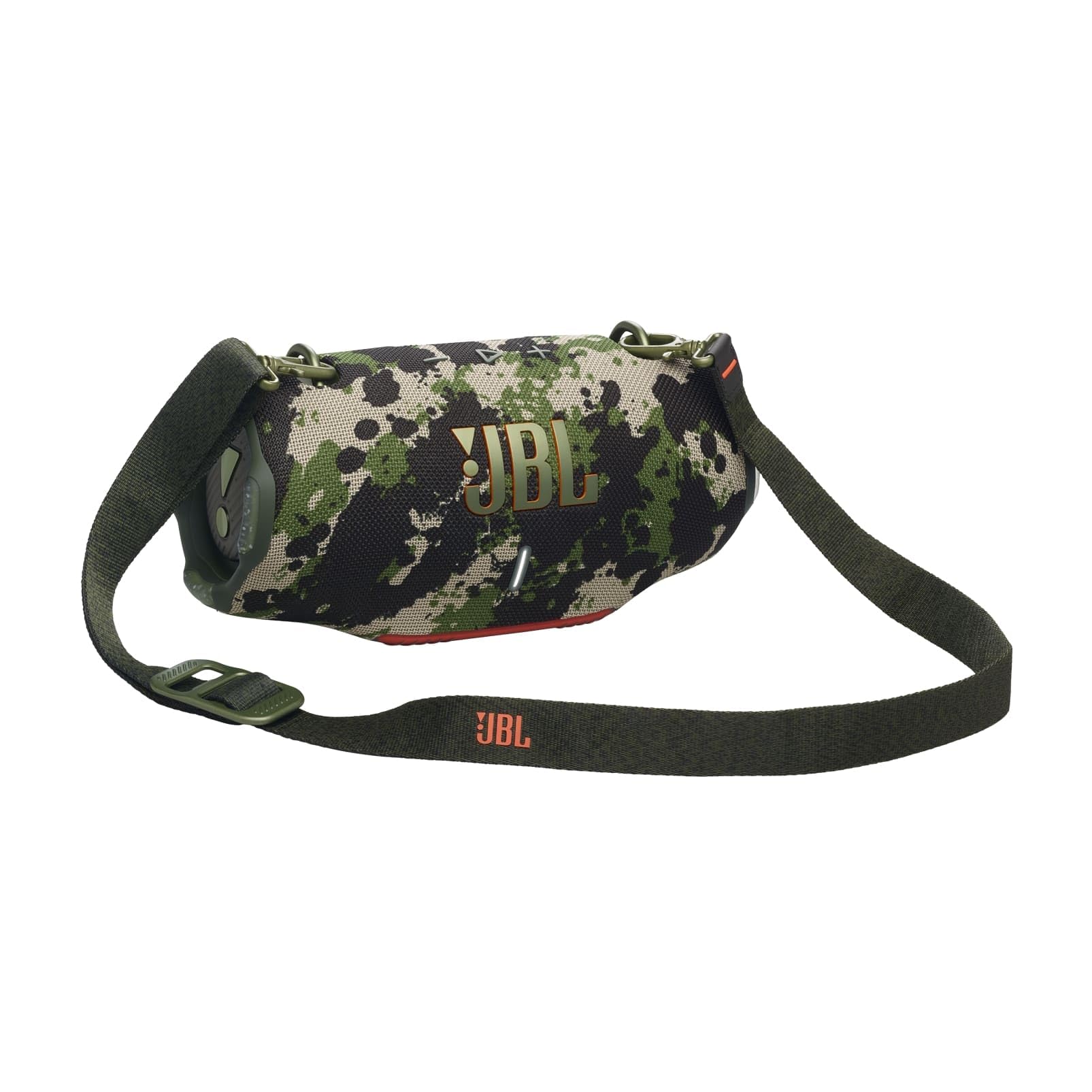 JBL Xtreme 4 Musikbox in Camouflage – Tragbare Bluetooth-Lautsprecher-Box mit tiefem Bass, KI-Sound-Boost und integrierter Powerbank – Wasserfest und staubfest – 24 Laufzeit, UK Stecker (Typ G)
