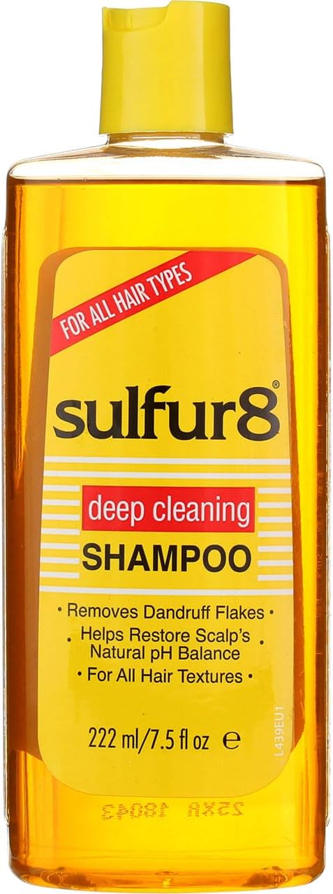 Sulfur 8 Deep Cleaning Shampoo for Dandruff, 7.5 Ounce (Pack of 2)