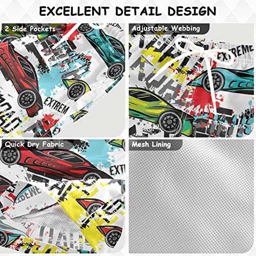 Dussdil Boy's Boys Swim Trunks Kid's Toddler Swim Board Shorts Beach Swimwear Swimsuit Bathing Suits2