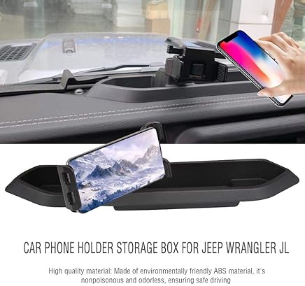 Nrkin Soporte para tel?fono del autom?vil Soporte para tel?fono del Tablero de Instrumentos Soporte de Montaje en el tel?fono m?vil de rotaci?n de 360 ??Grados para Jeep Wrangler JL 2018 Nrkin Soporte para tel?fono del autom?vil Soporte para tel?fono del Tablero de Instrumentos Soporte de Montaje en el tel?fono m?vil de rotaci?n de 360 ??Grados para Jeep Wrangler JL 2018