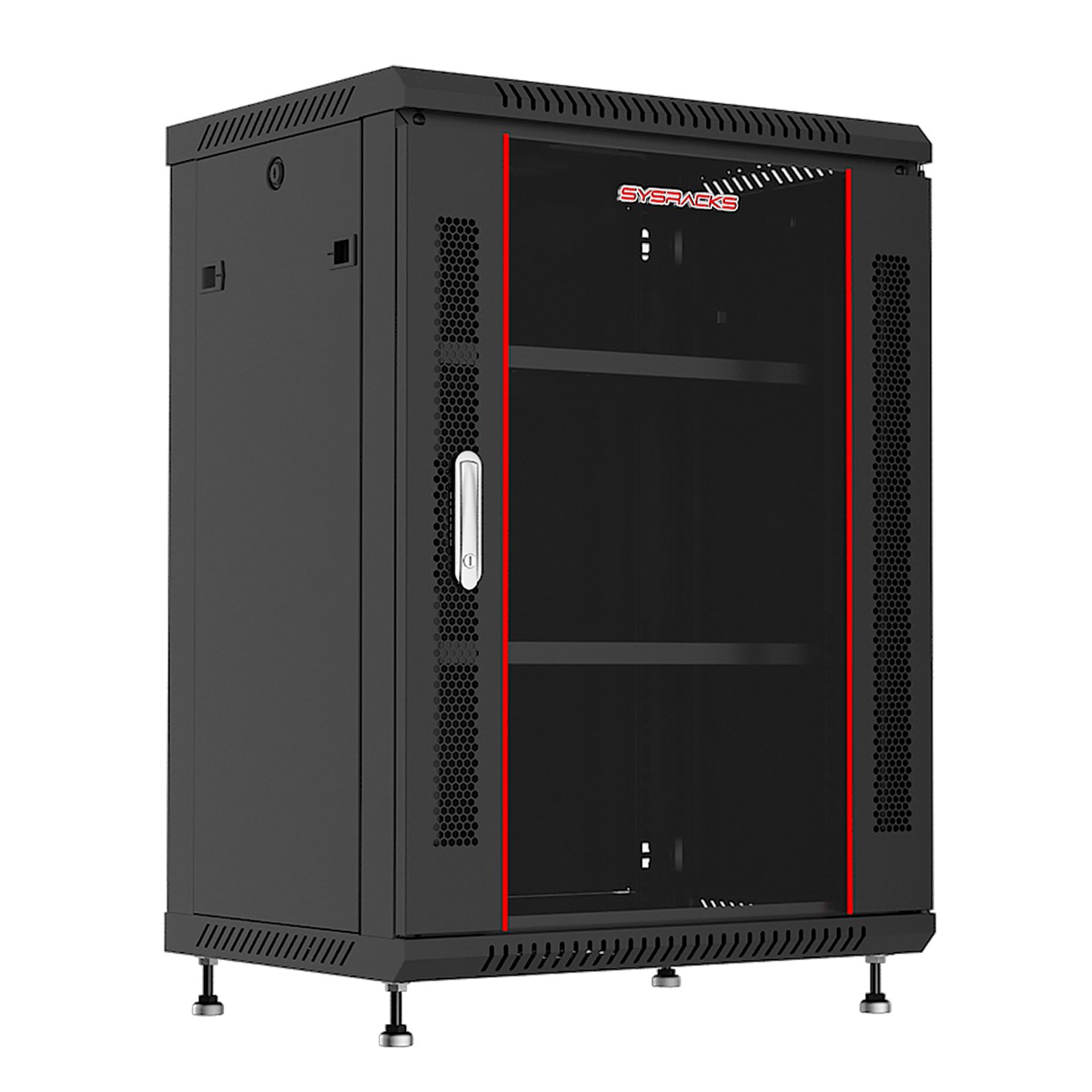 15U Rack 24 Inch Deep Server Cabinet IT Data Network Enclosure