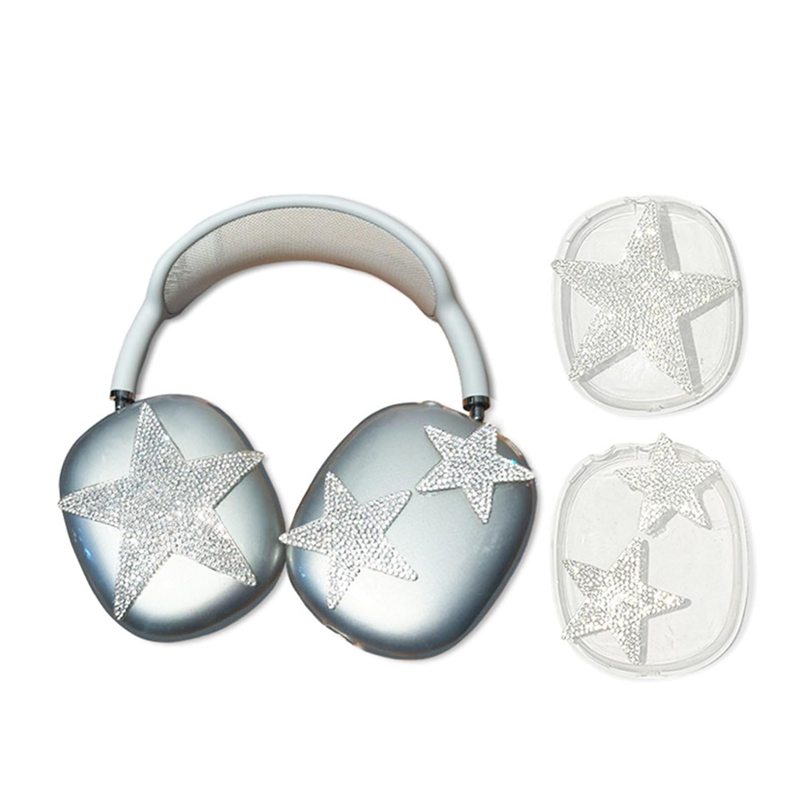 Amazon | SCJLSDA AirPods Maxケース、女性用スターライトダイヤモンド