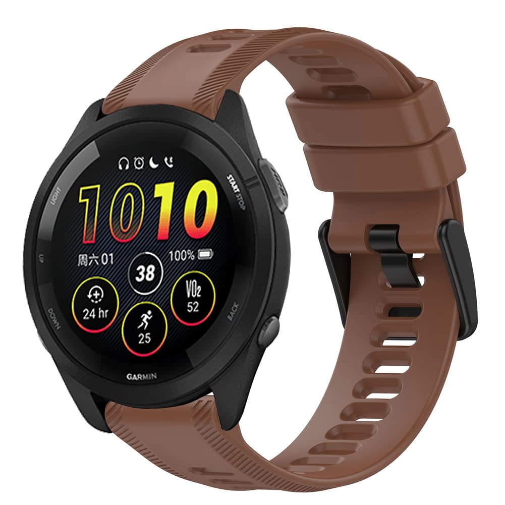 Tyogeephy Straps Compatible with Garmin Forerunner 965 Strap, Soft Sport Watch Strap Replacement Wristbands for Women Men