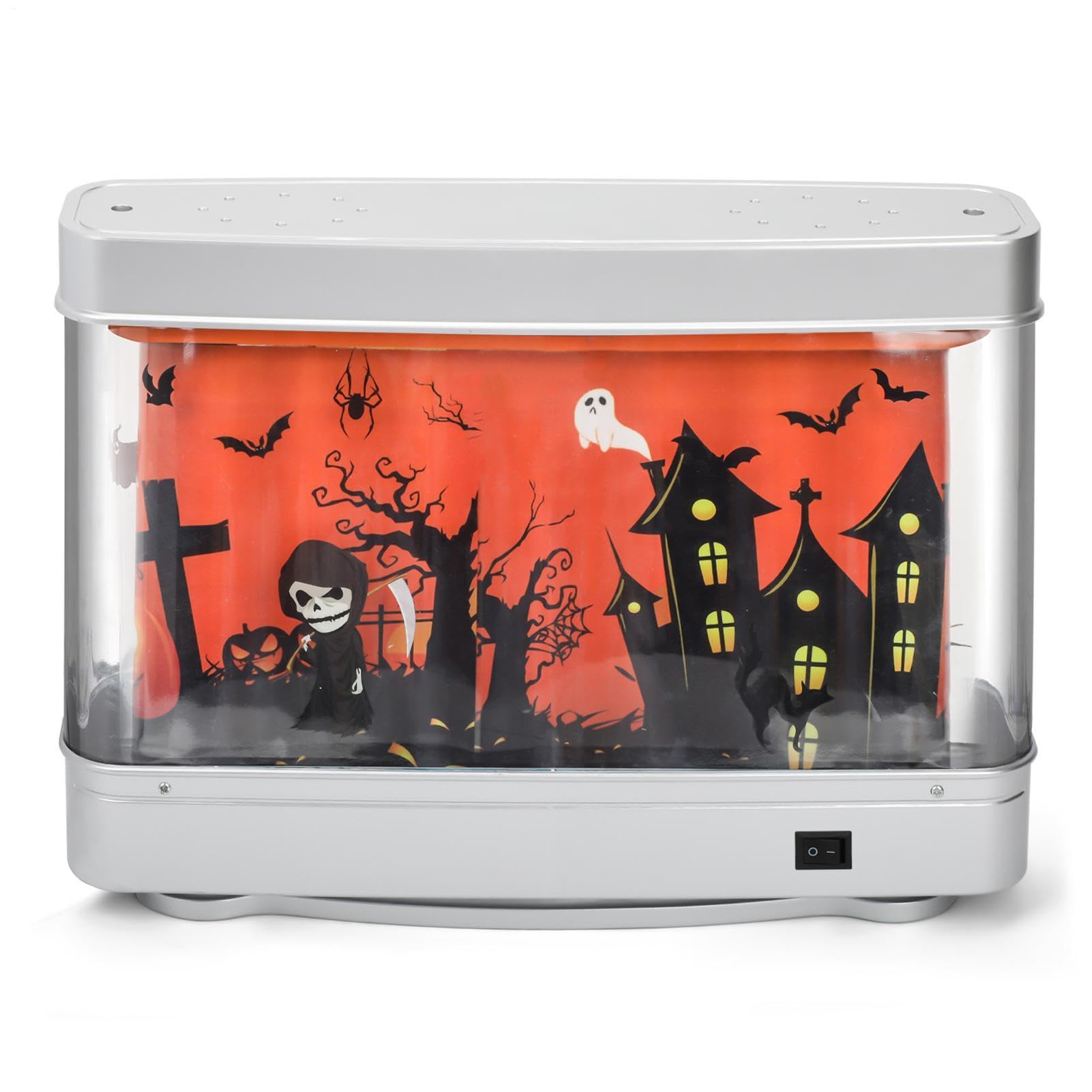 Luz LED artificial para pecera de Halloween, acuario falso LED, luz de mesa