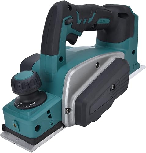 Cepilladora de mano eléctrica, cepilladoras de mano de corte de madera de 15000r min, 800 W para batería de 21 V, 3.228 in, 3 14 pulgadas