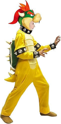 Miniatura 2 de LAXPOR Disfraz de villano de monstruo de tortuga, monstruo de Halloween, cosplay, juego de dibujos animados, cosplay, color amarillo, traje enterizo