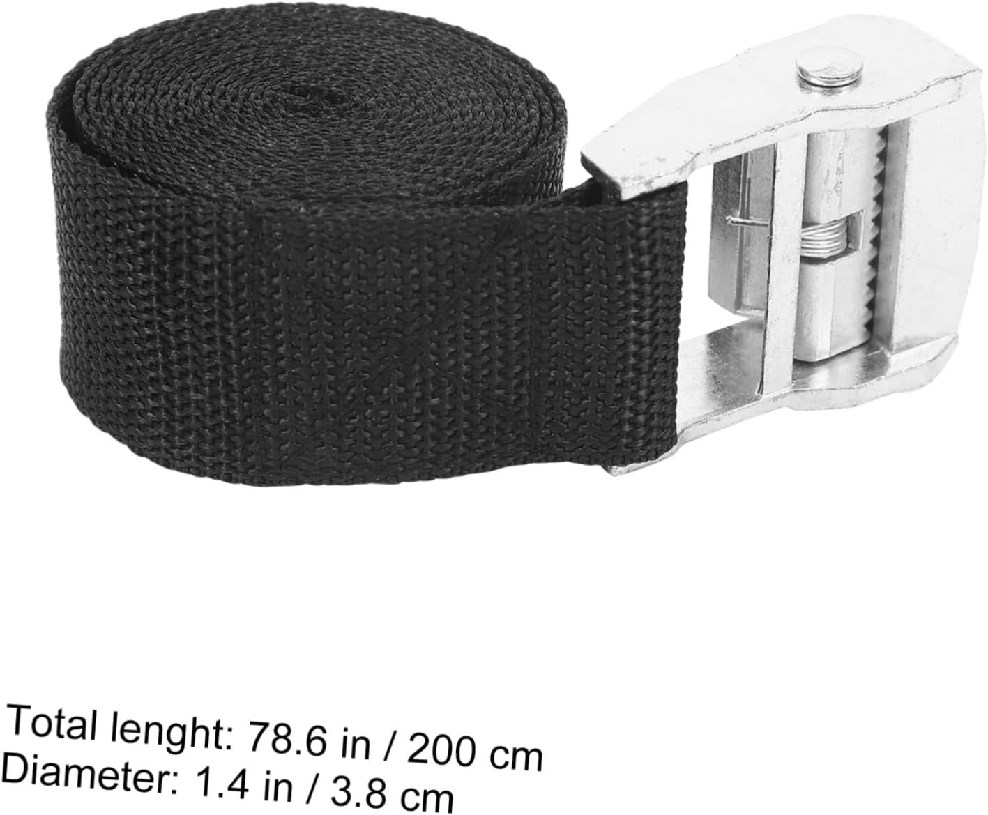 BESPORTBLE 8pcs Adjustable Cargo Straps for and Motorcycles Heavy Duty Ratchet Tie Down Straps for Securing Luggage and Preventing Falls During Travel