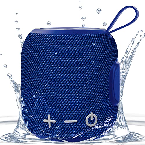 Tragbare Lautsprecher Wireless Bluetooth Mini Dusche Lautsprecher IPX7 Wasserdicht Bluetooth 5.0 HD Surround Sound & Rich Stereo Bass, 10 Stunden Akku für Reisen, Party und Outdoor Cover