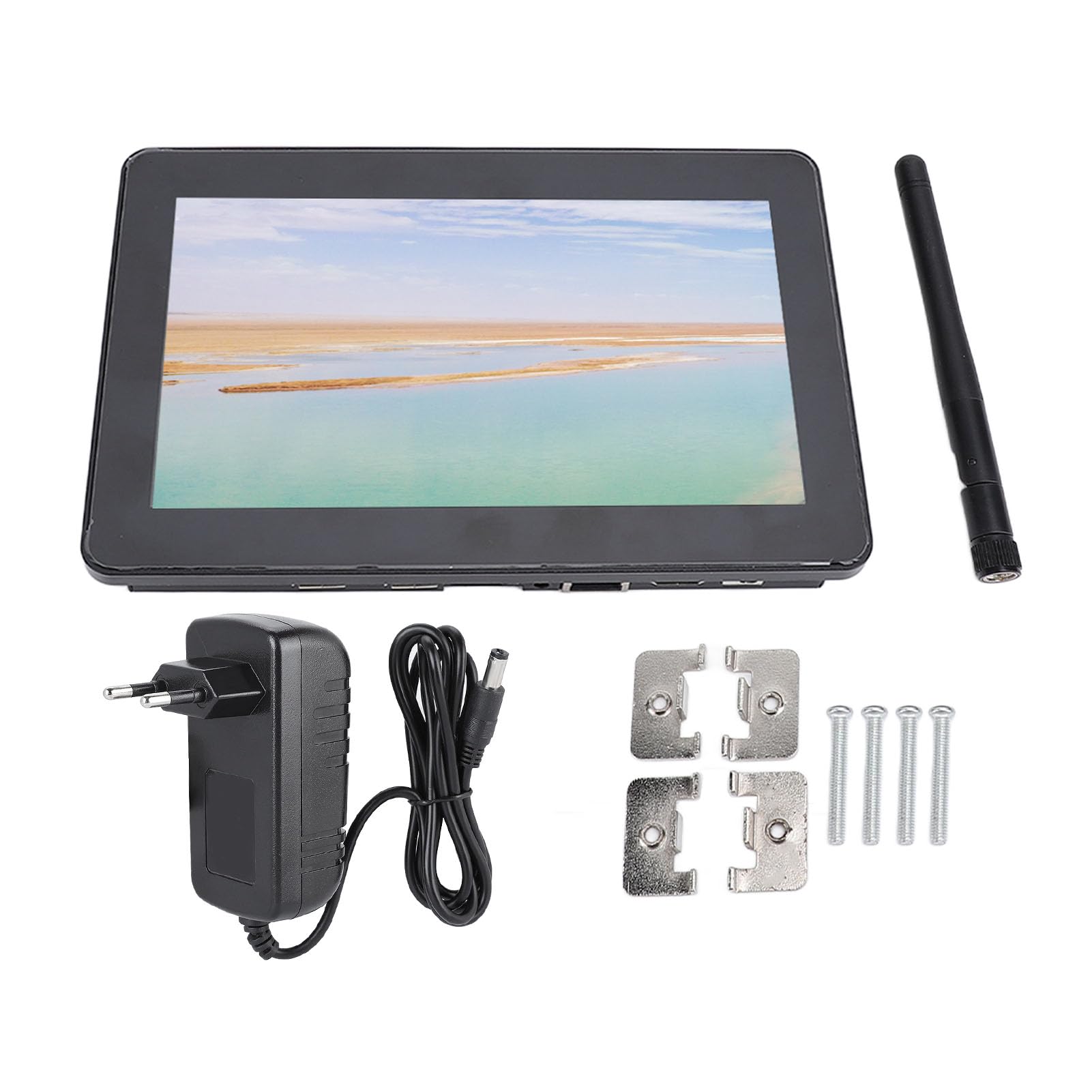 PC Industriale a Pannello Incorporato da 7 Pollici, Computer a Pannello Touch Screen Industriale Capacitivo da 16 GB, Monitor Touch Industriale Montabile a Parete Impermeabile