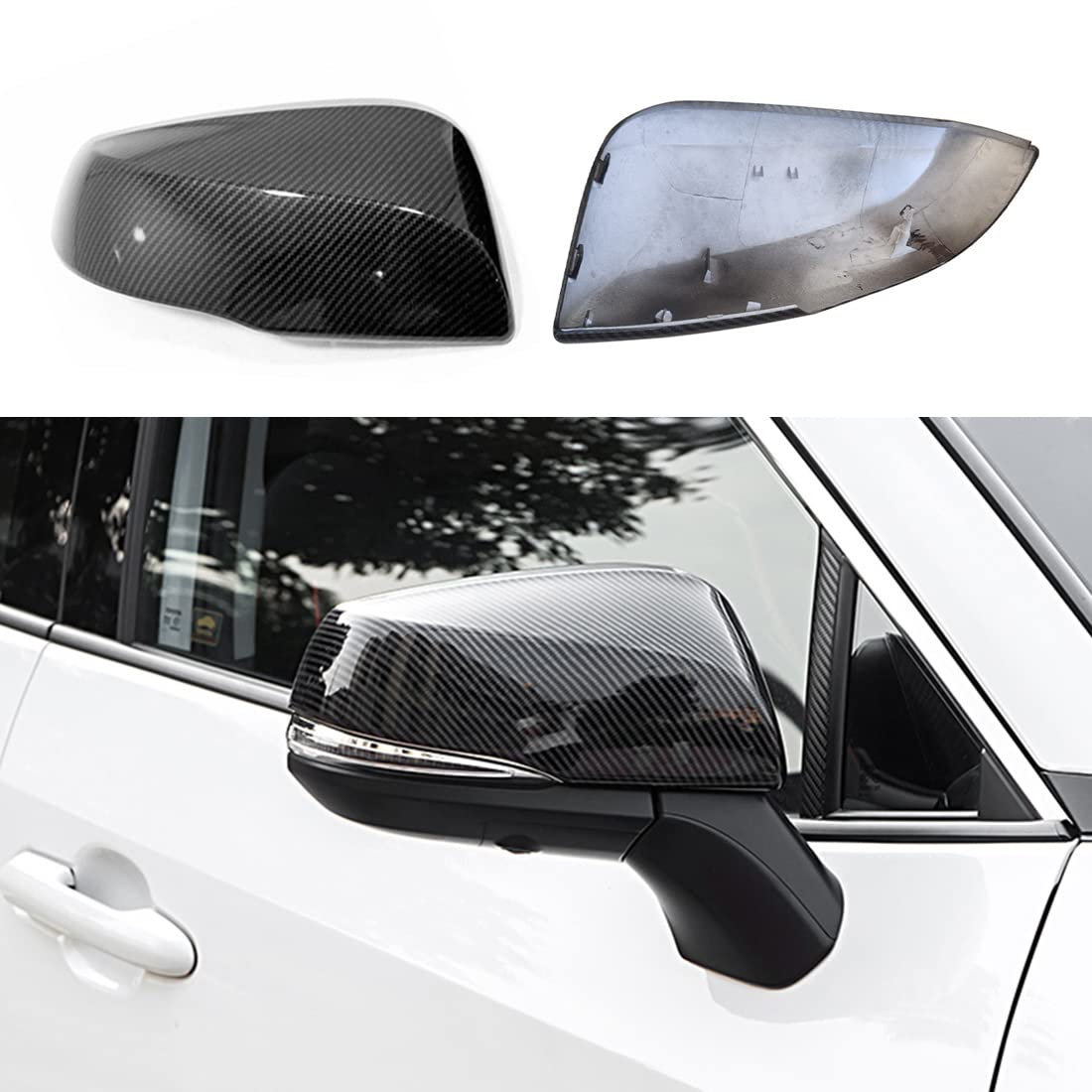 Buy Carbon Fiber Color Replacement Substitute Displace Type Rearview 