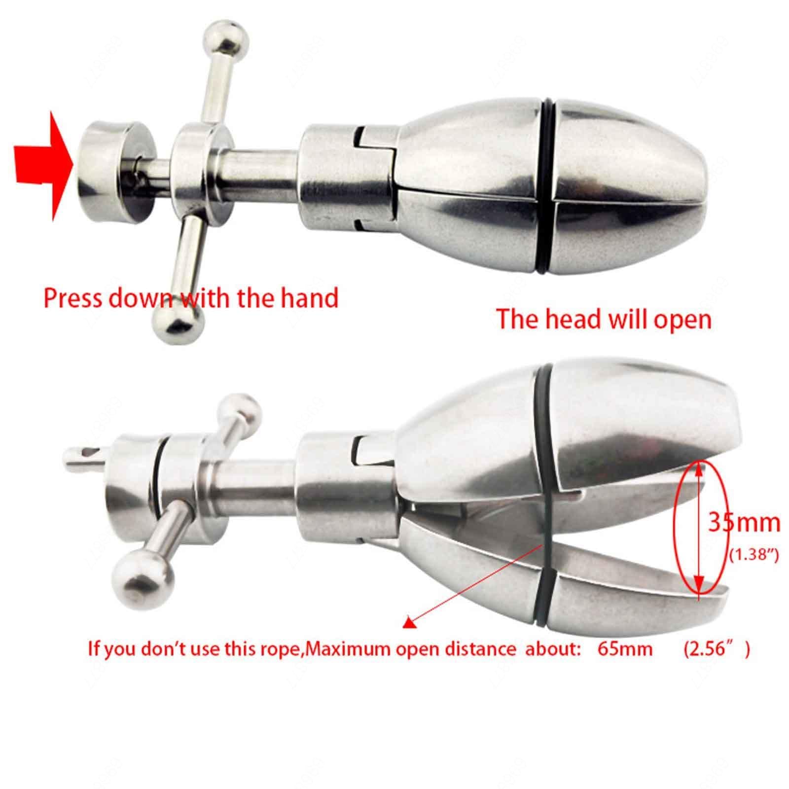Anal Stretcher Analdehner Für Männer Xxl Analspreizer Metall Edelstahl,H