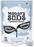 Vista 9 de Molly's Suds Cápsulas de detergente para lavavajillas Detergente para lavavajillas limpio, elimina la grasa y enjuaga sin residuos