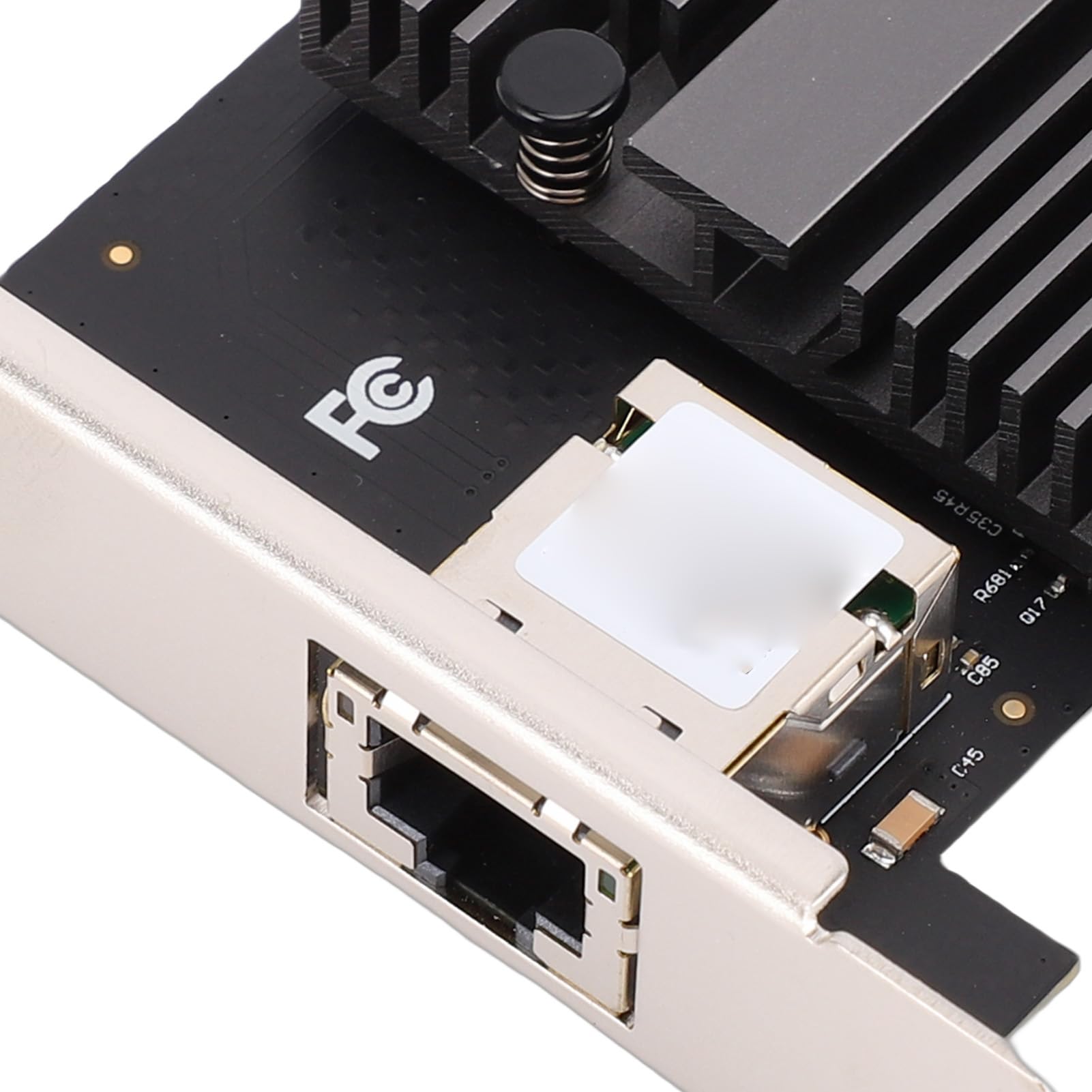 Generic Karta Ethernet PCIe 10G do Serwera Stacjonarnego NAS, Adapter Karty Sieciowej o Efektywnym Rozpraszaniu Ciepła, Obsługuje 10/100/1000M/2,5G/5G/10G, 1 X Karta Sieciowa