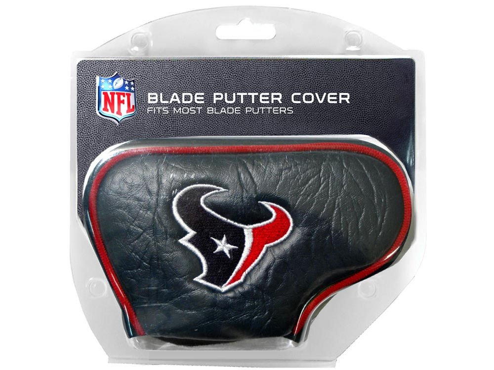 Team Golf NFL Houston Texans Golf Blade Putter Cover Golf Club Blade Putter Headcover, Fits Most Blade Putters, Scotty Cameron, Taylormade, Odyssey, Titleist, Ping, Callaway