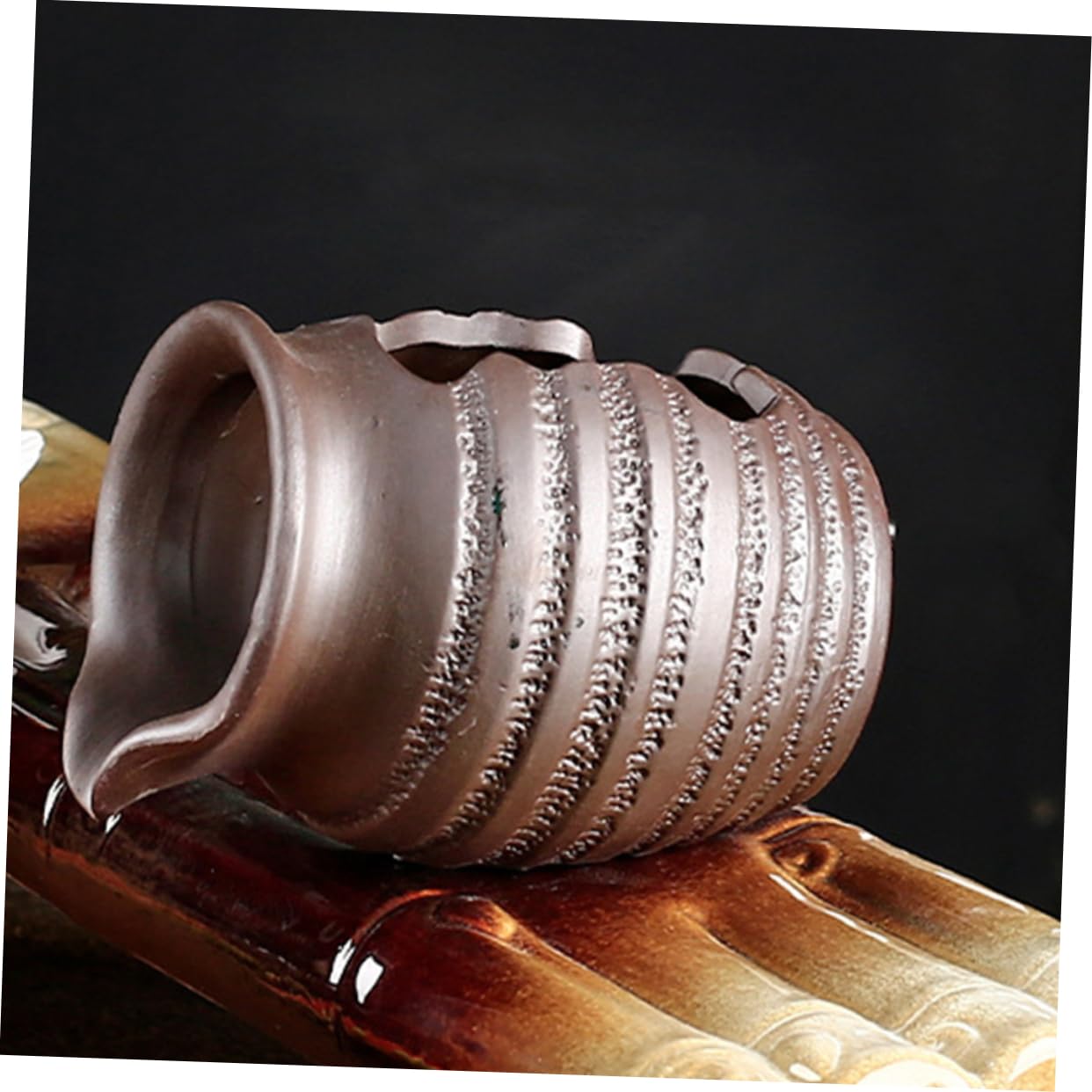 Zerodeko Contenitore in Ceramica Decorativo per Fontana da Giardino Esterno di Spruzzatore d Acqua, Design Altamente Realistico e Decorazione per Giardino Annuale
