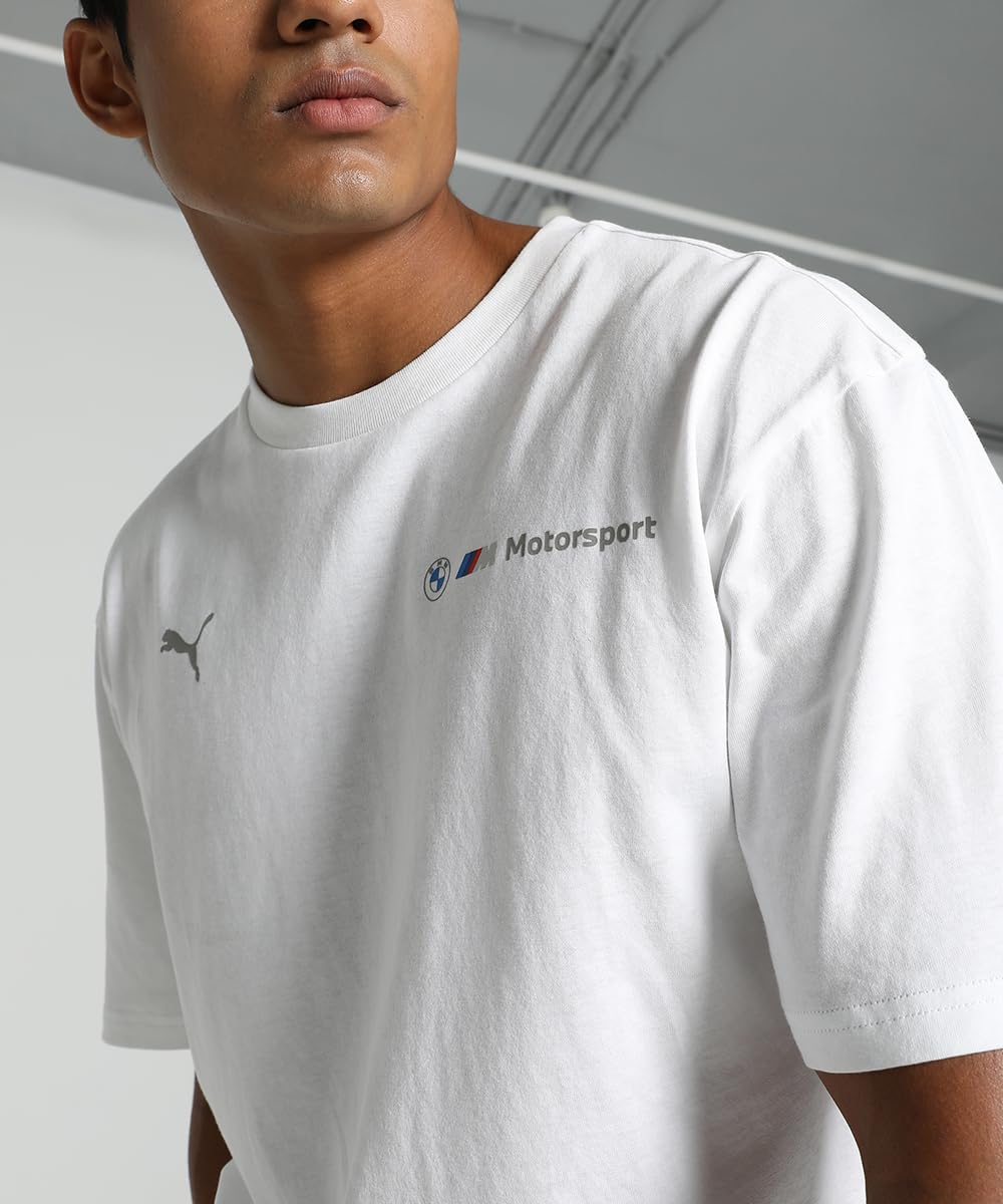 PUMA Herren BMW M Motorsport Essentials Logo T-Shirt T-Shirt
