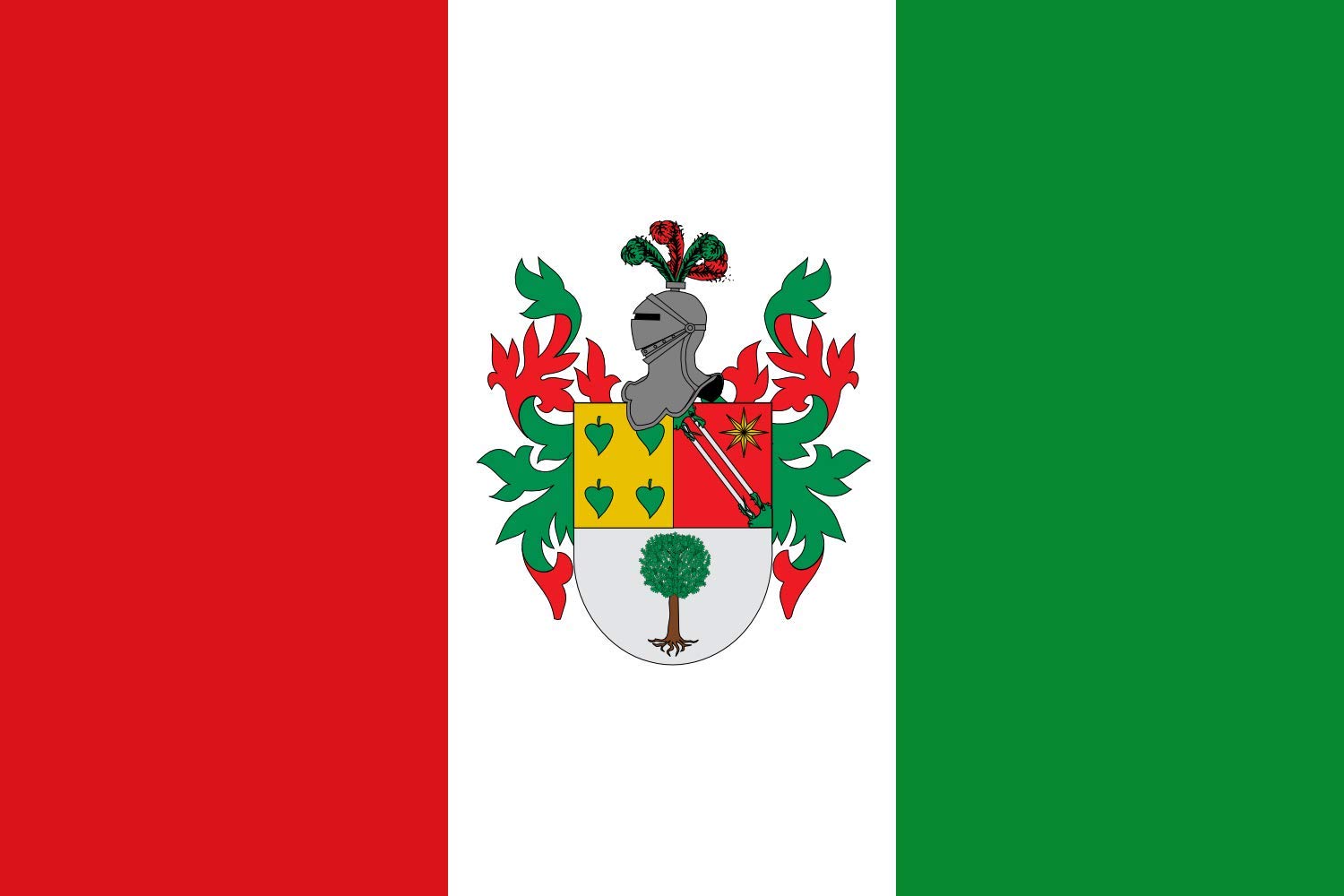 Drapeau XL Ciudad Bolívar Antioquia grand pavillon Colombie