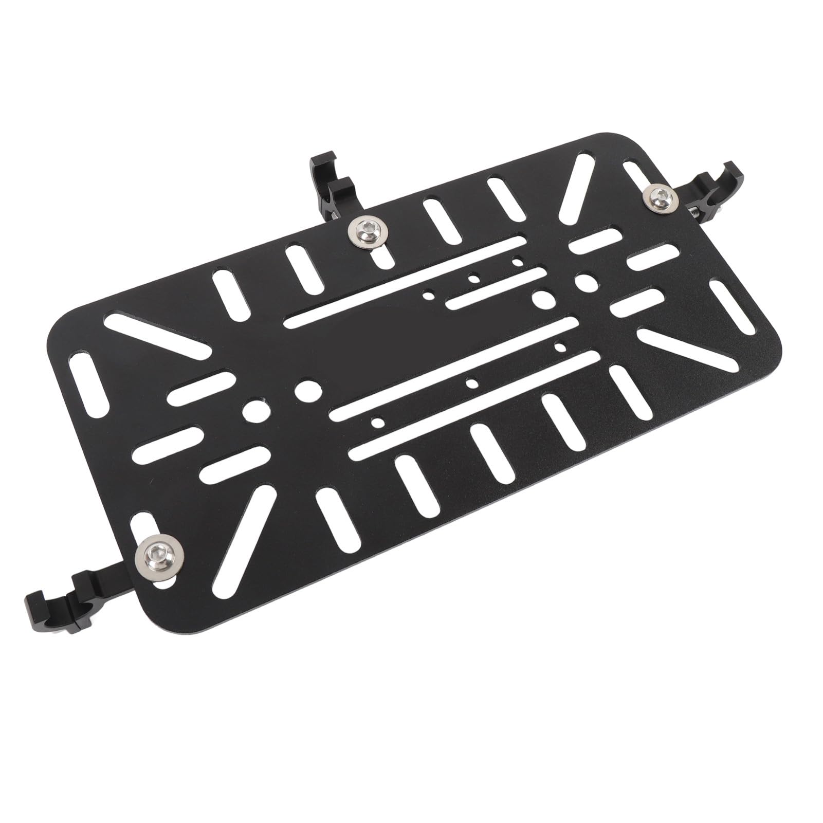 Soporte de Soporte para Bolsa Lateral de Motocicleta, Estante para Alforjas a Prueba de óxido de Aleación de Aluminio, para Bolsa Resistente a la Decoloración con 3 Clips de Sujeción y