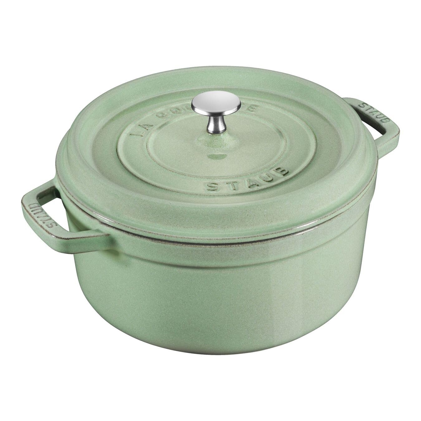 Amazon.com: STAUB Cast Iron Round Cocotte 28 cm Sage: Home