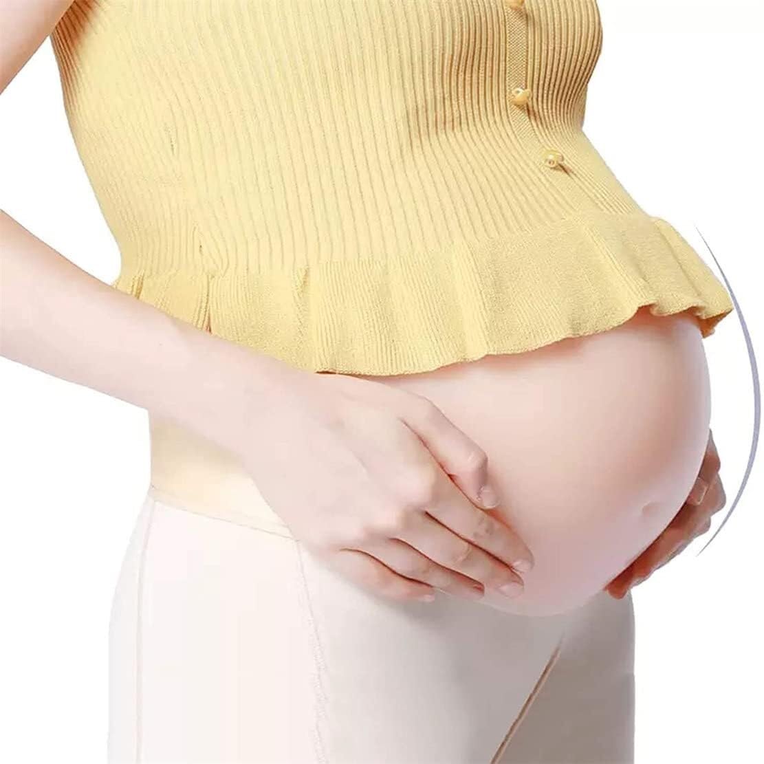 Künstlicher Schwangerschaftsbauch aus Silikon, lebensechte schwangere Bauchstütze für Schauspieler, Fotografie, Bauchfüller für Erwachsene, Hautfarbe