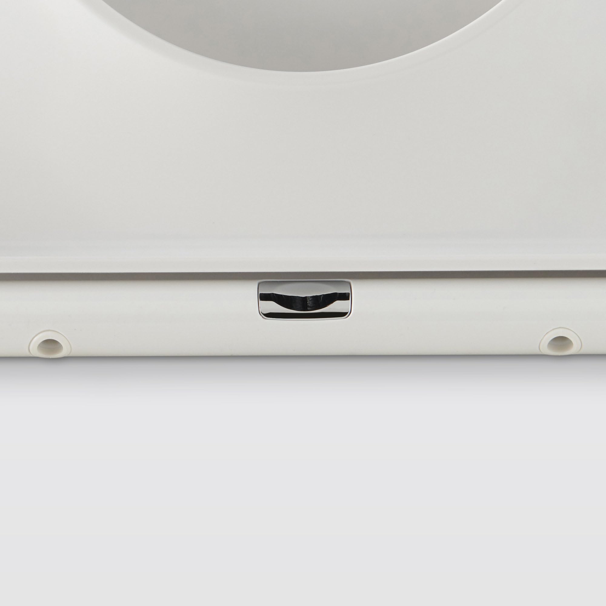 GoodHome Cavally abattant WC en Duroplast blanc avec frein de chute.