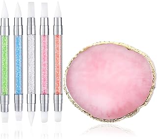 SQULIGT Paleta de arte de uñas de resina con ...